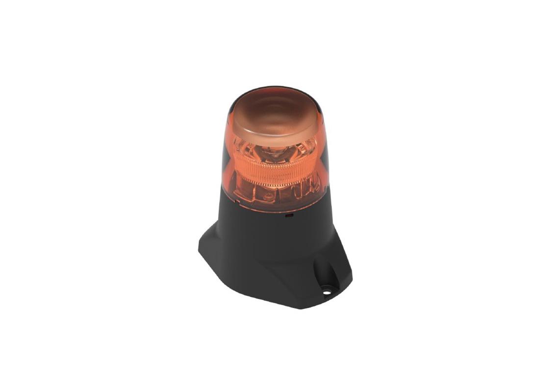 New PUCK LED Beacon, to be screwed, amber, light DOUBLE FLASH